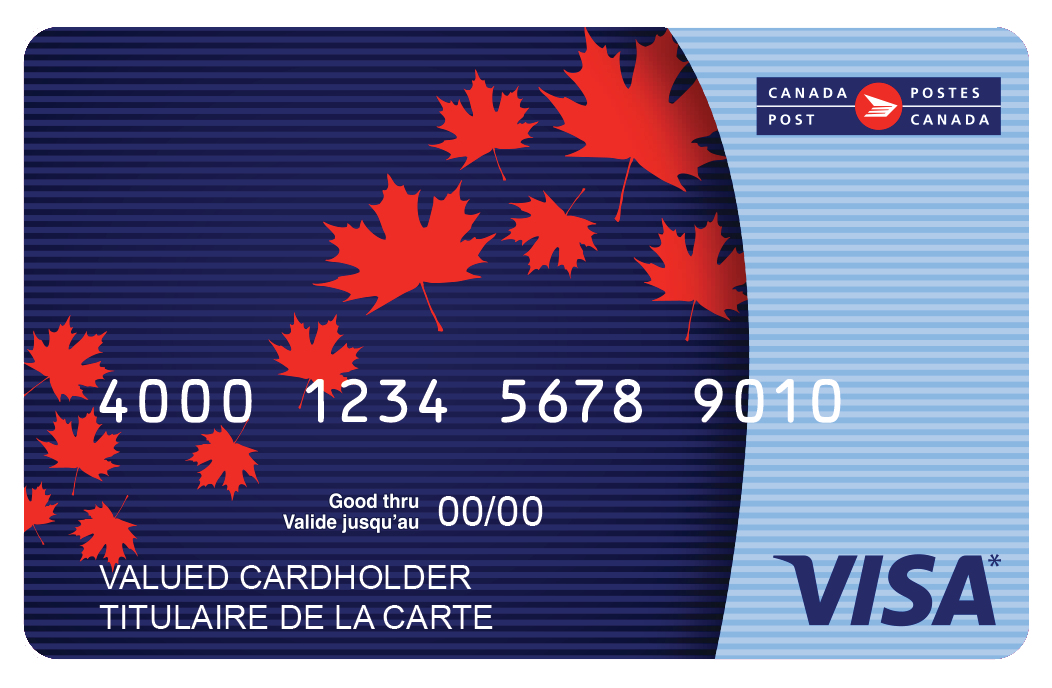 Canada Post Reloadable Visa Card 0480